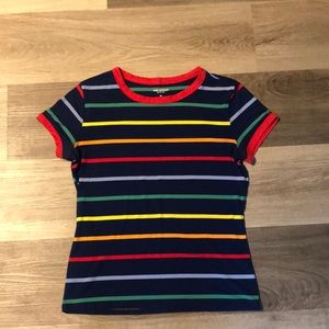 Arizona colored stripped tee